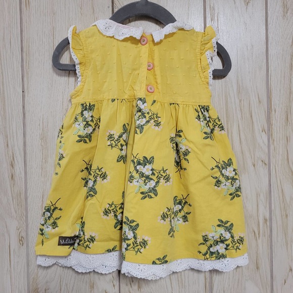 Matilda Jane Yellow Floral Ruffle Dress - Picture 4 of 4
